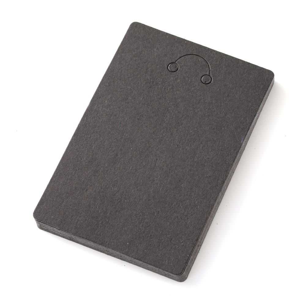 50 Uds. Llavero de 6x9cm, soporte para tarjetas de papel, cartón para llavero, soporte para joyería, embalaje, Material de suministros para pequeñas empresas: Azul