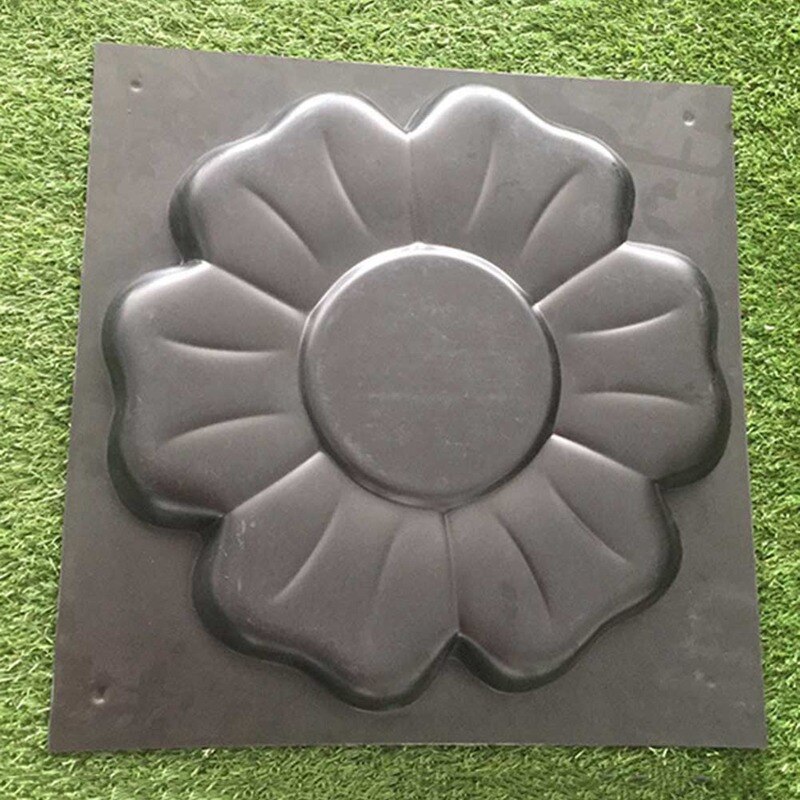 Décoratif pas à pas pierre moule bloc fleur chaussée moule béton ciment brique moule pour parc jardin bricolage chemin de jardin fabricant moule