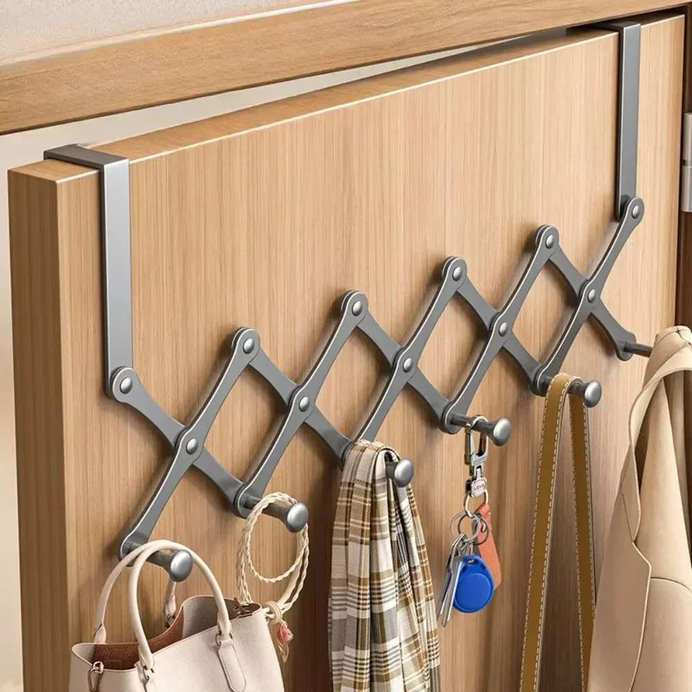 Crochet pour manteau d'armoire, crochet évolutif derrière la porte, pylons imperméables et résistants à l'usure, support organisateur de chambre à coucher Non perforé