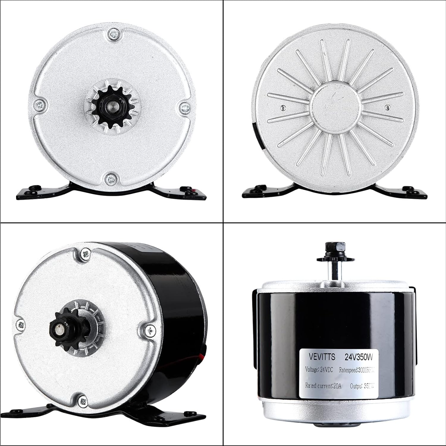 12V 24V 36V DC 350W Geborsteld Permanente Magneet Elektrische Motor Generator Kleine Elektrische Scooter 3000 RPM Drive Snelheidsregeling