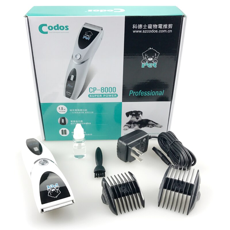 Codos CP-8000 Dog Hair Trimmer Pet Hair Clippers Pets Dogs Ceramic Blades Haircut Shaver Machine Cat Animal Hair Clipper