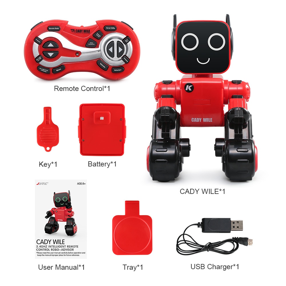 Jjrc R4 Leuke Rc Robot Speelgoed Voor Kinderen Onderwijs Met Spaarpot Voice Control Intelligente Robots Afstandsbediening Gesture Control