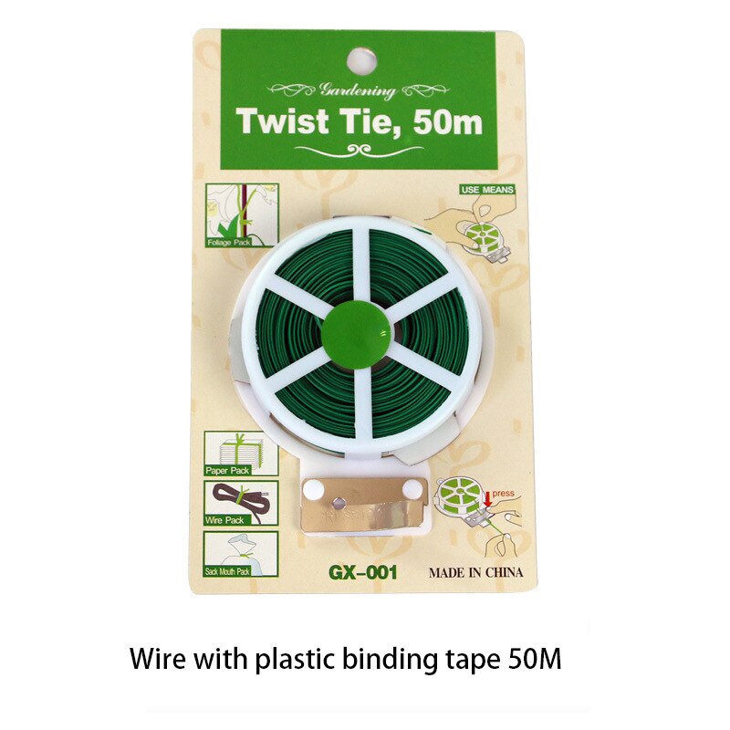 30/50pcs Reusable Garden Cable Ties Plant Support Shrubs Fastener Connecting Ring Of Plant Grafting Pile: 50m  Ties