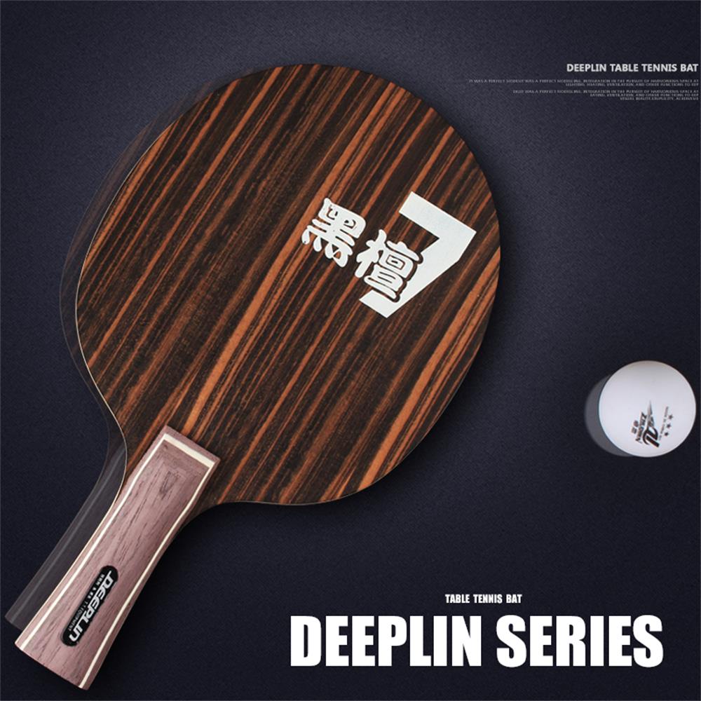 Original Deeplin Ebony 5 Ebony 7 Table Tennis Blade Table Tennis Racket Offensive Arc Ping Pong Blade