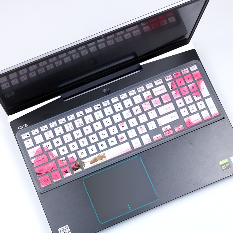 For Dell G3 G5 G7 15 Series,15.6" Dell G3 15 3500 I3590 G5 5500 5590 G3 17 G3779 G7790 17.3" laptop Keyboard Cover Protector: rosegold
