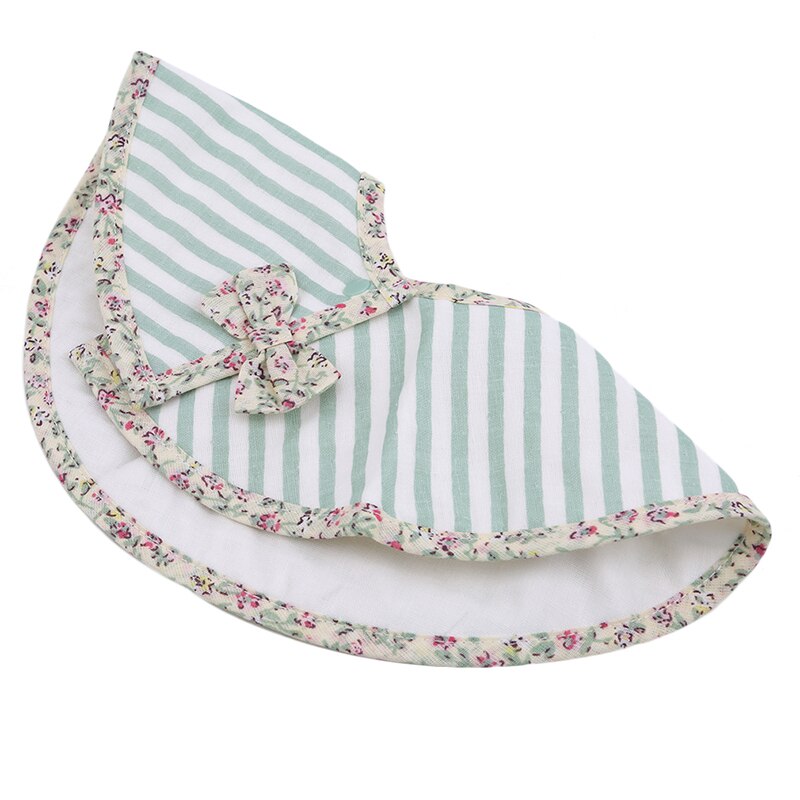 Baby slabbetje speeksel handdoek boerendoeken katoenen zakje moeder baby benodigdheden baby slabbetjes kant strik schattig slabbetje 360 ronde slabbetjes