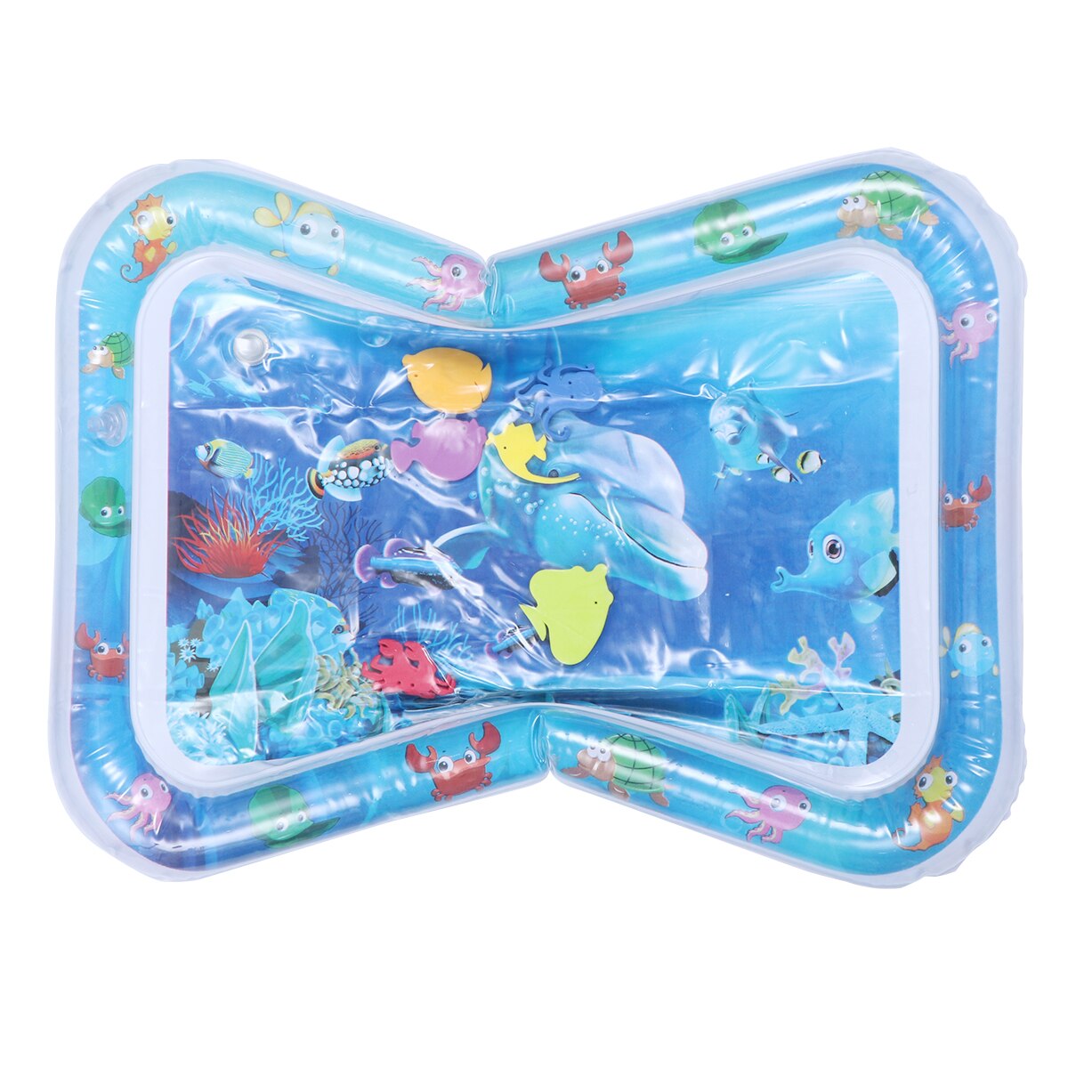 Fish Baby Pad Toys Inflatable Crawling Cushion Water Play Mat Leakproof Colorful Play Mat Baby Toys For Infants Toddlers: type D