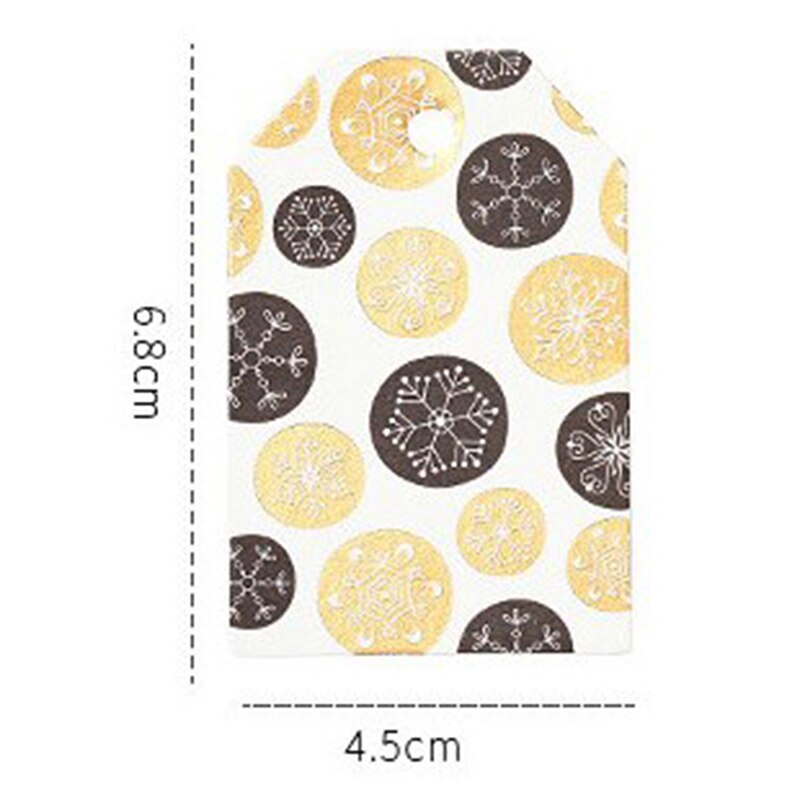 Advent Stickers met Goudfolie | Kerst Stickers