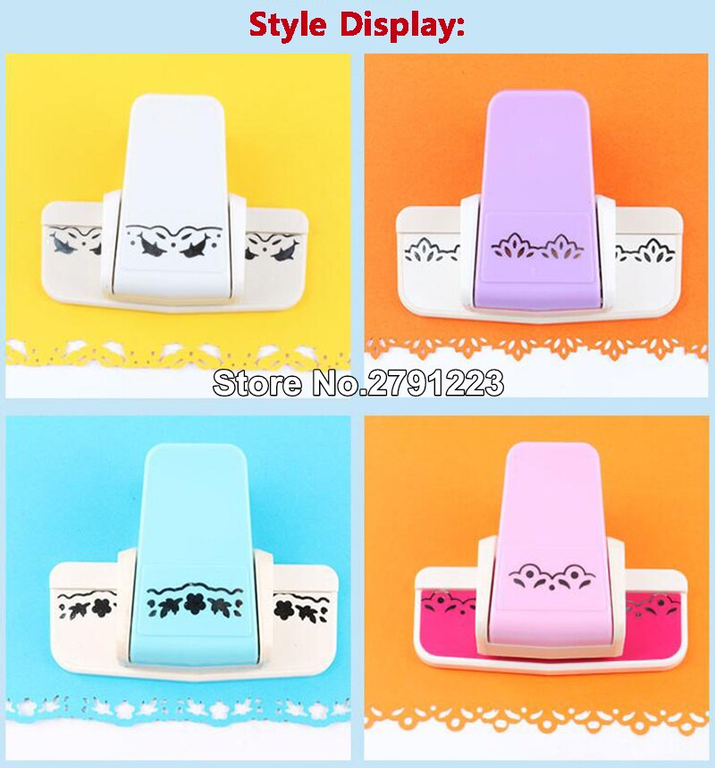Punch scrapbooking handmade edge device DIY paper cutter craft Handmade fancy border punch S flower embossing