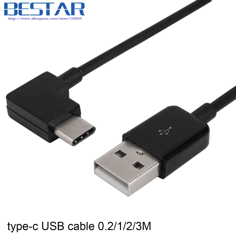 Vinklad usb-c usb 3.1 typ-c vinklad dataladdningskabel 0.2m 1m 2m 3m , usb c typ c-kabel 20cm 3ft 6ft 10ft 1 2 3 meter