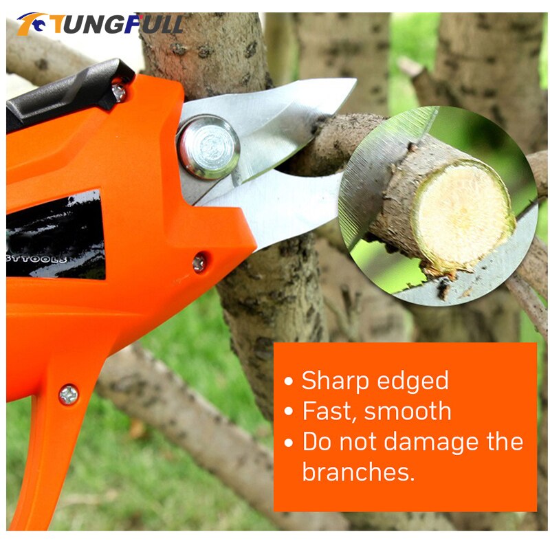 3.6V Electric Pruning Shears Cordless Orchard Branches Cutter Cutting Tools Pruner Scissor Garden Pruning Tools Secateur