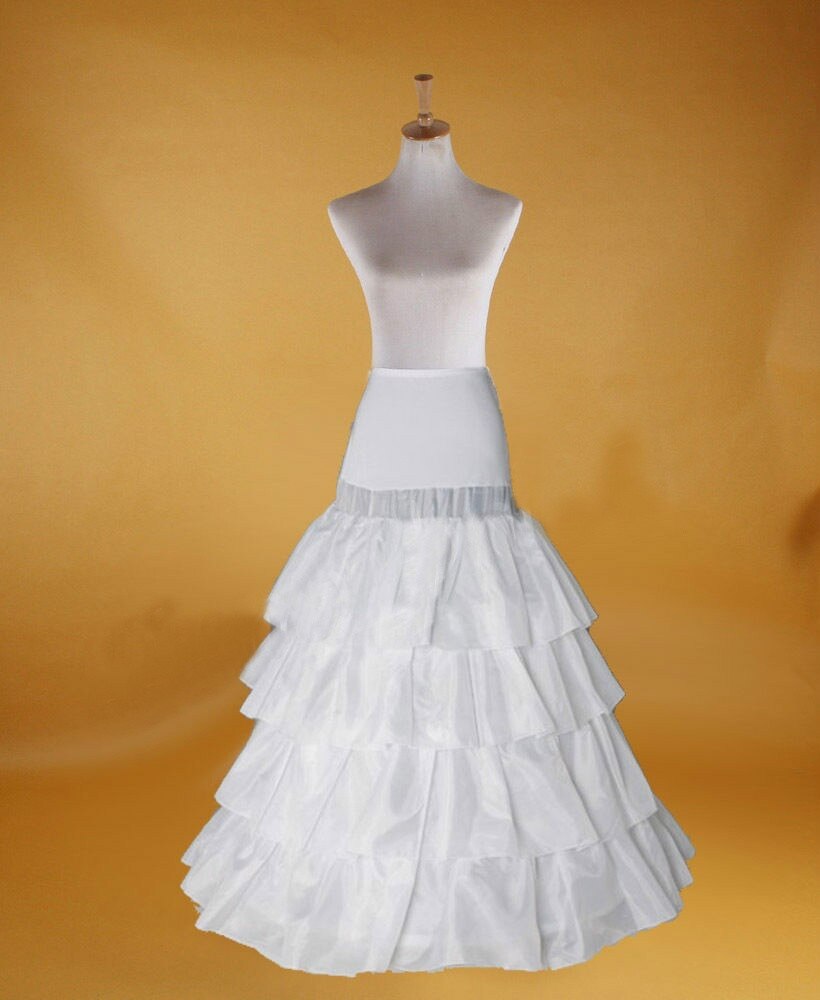 Bryllup underkjole brude bøjle crinoline prom underskørt fancy nederdel slip: 14