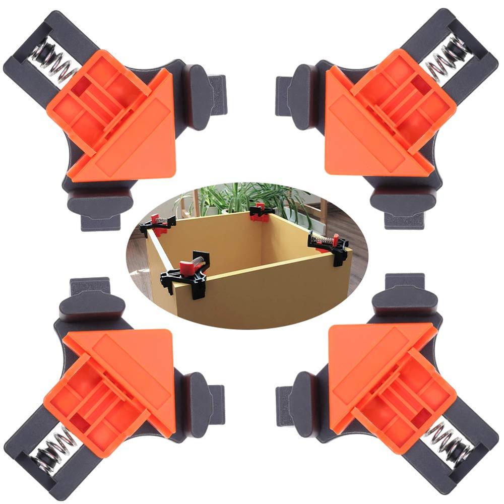 1PC 90 degrés Angle droit pince fixation pince barre meubles photo cadre coin pince pour menuiserie travail du bois montage outils