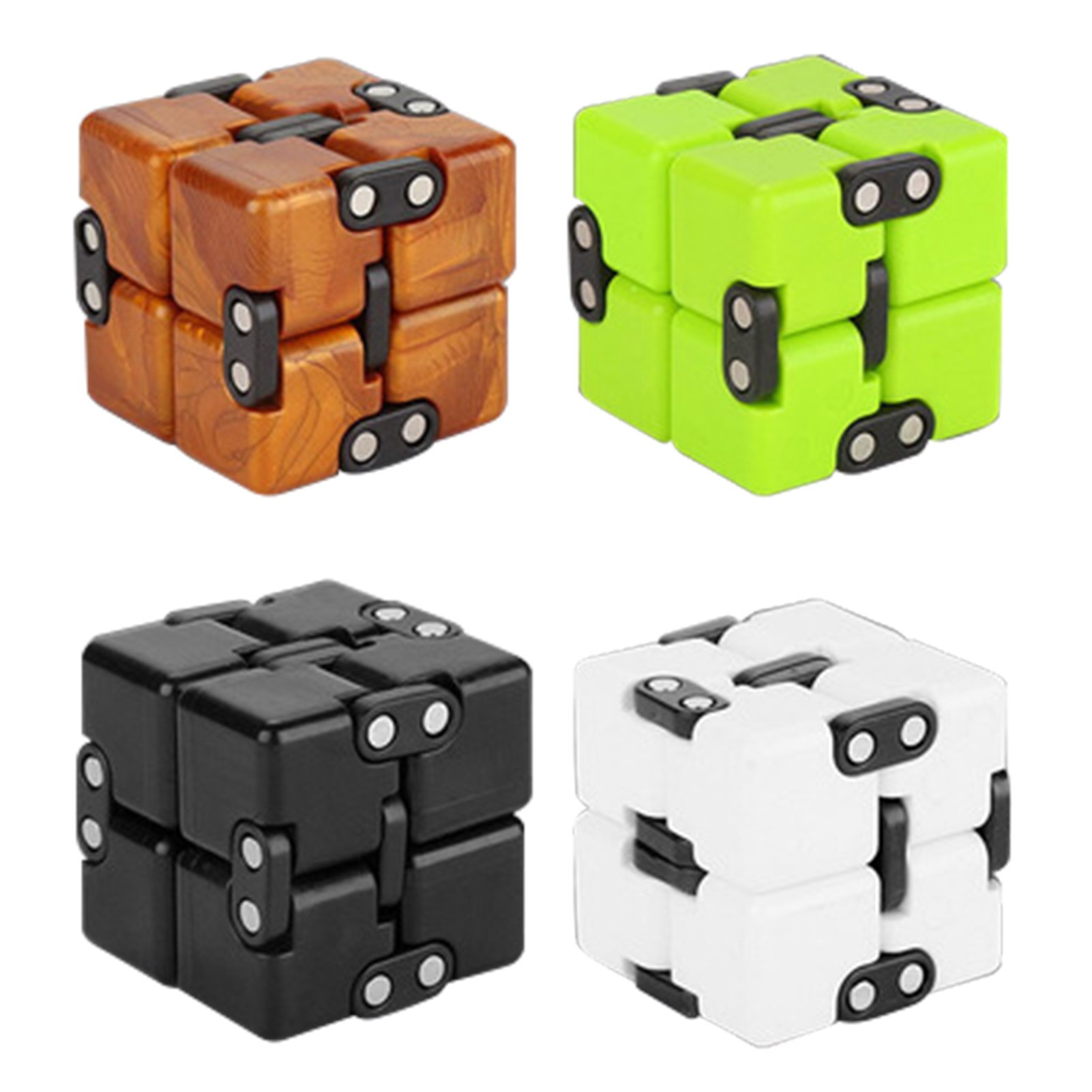 Cube Anti-anxiety Infinite Cube Upgrade Frosted Decompression Compression Artifact Fidget Infinity Cube Toy