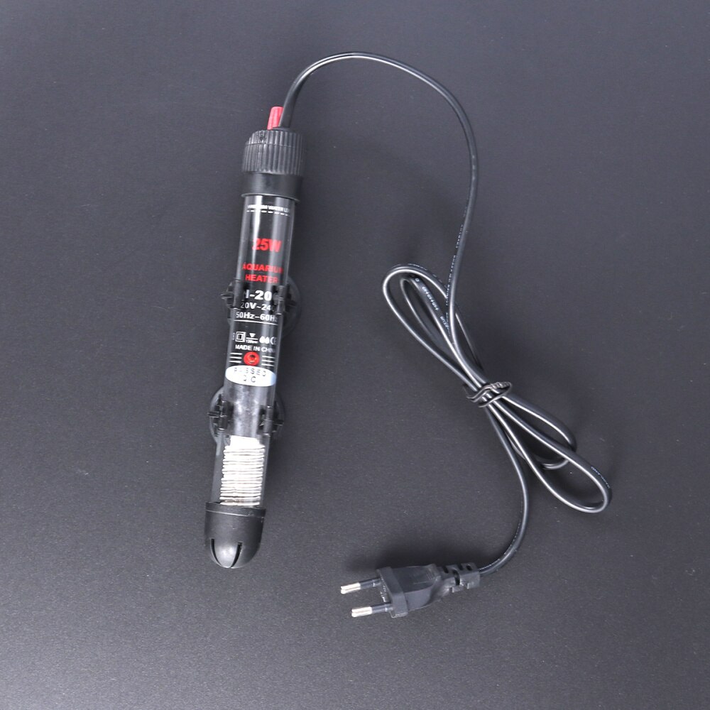 Submersible Aquarium Heater 25W with and Suction Cup (Plug)