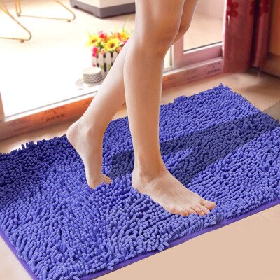 80 Cm X 120 Cm Antislip Badmat Badkamer Tapijt, Tapis Salle De Bain, zachte Mat In De Badkamer Bad Pad Slaapkamer Badkamer Tapijten: Blauw / 60cmX90cm