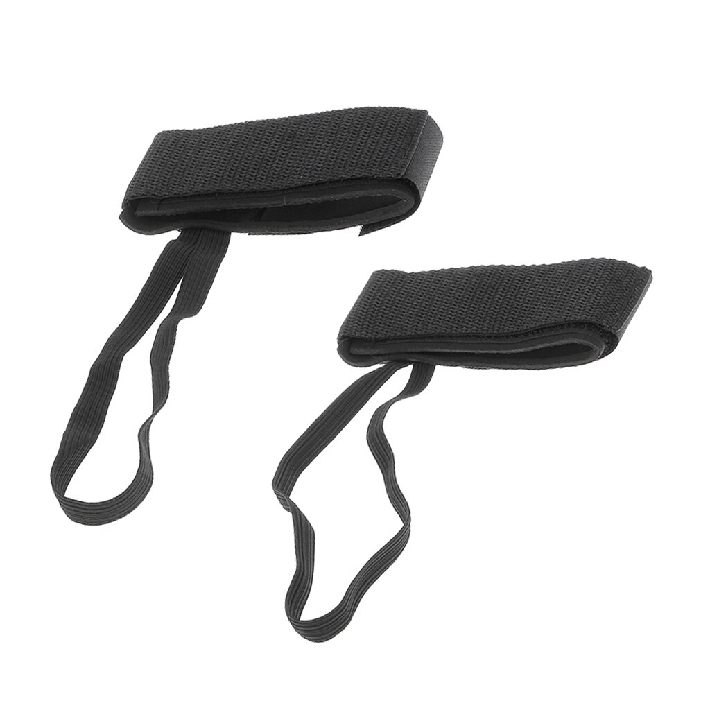 2pc Black Duurzaam Bodyboard Fin Saver Riemen Flippers Swim Dive Vinnen Tether Ontworpen Lus Rond Terug