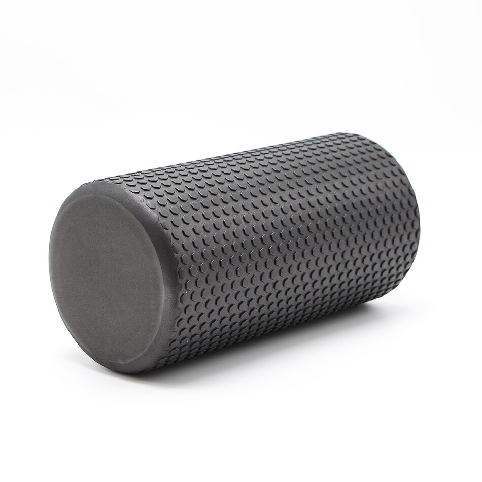 Yoga Pilates Yoga Block Pilates EVA Foam Roller Massage Roller Muscle Tissue Fitness Gym Yoga Pilates Workout Fitness Exercise: Black30 x15