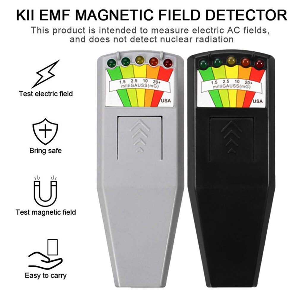 Radiation Detectors Magnetic Field Anti-radiation Tester Equipment Adventures HuntDetector Portable BGD0020 Black EMF Project