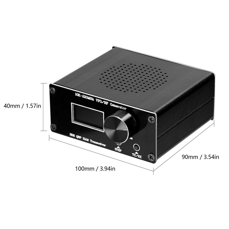 20K-220Mhz Superheterodyne Ontvanger Sdr Ham Qrp Transceiver Rf Generator Radio Debugger Voor Homebrew Qrp Transceivers