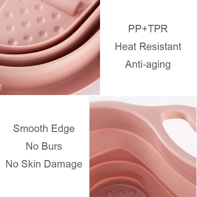 Przenośne wanny składane stóp moczenie wiadro piany masaż wiadro gospodarstwa domowego sauna wanna Pedicure wanna plastikowe składane