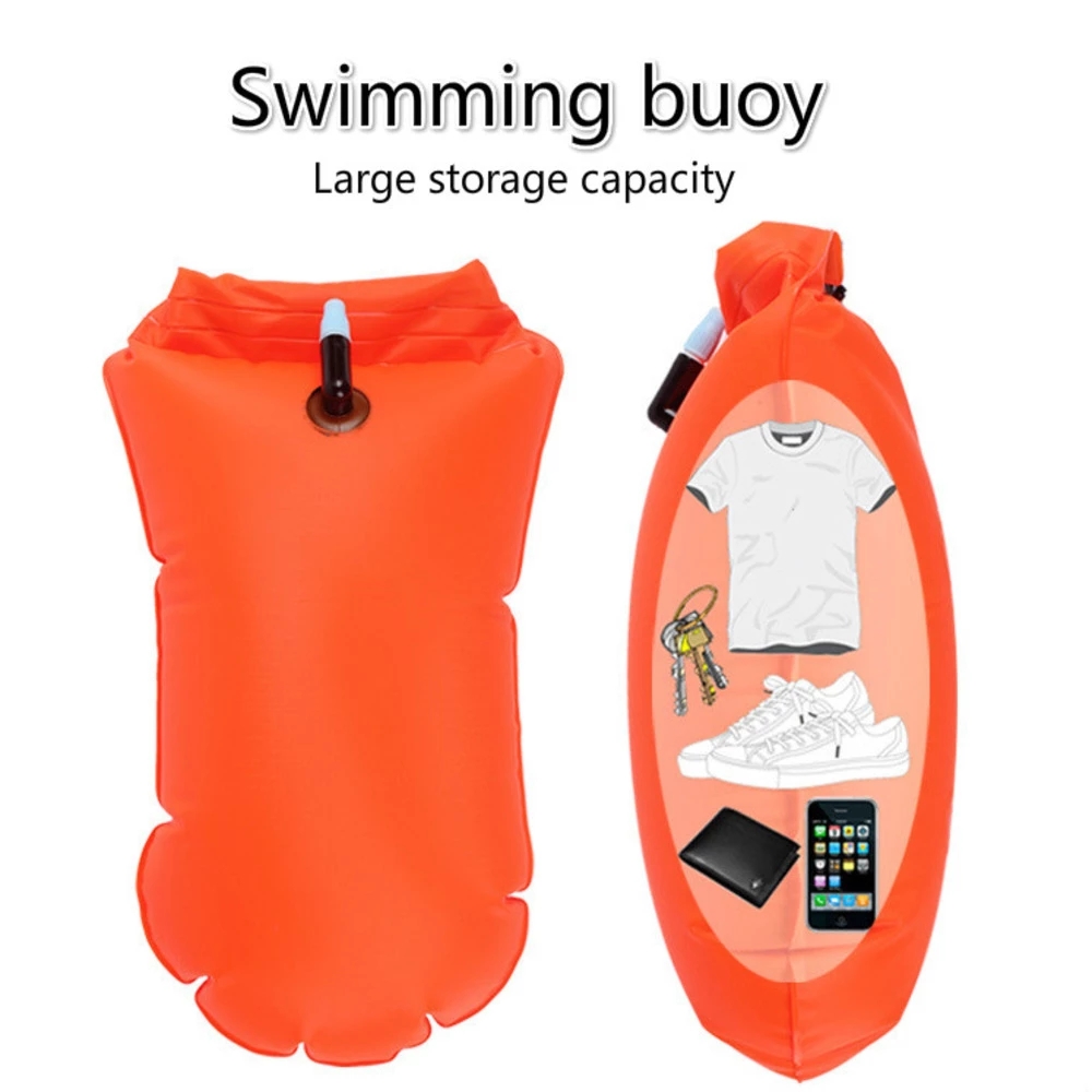 Pvc Zwemmen Bubble Voor Open Water Saferty Zwemmen Boei Outdoor Portbale Opblaasbare Drift Tas Grote Capaciteit Opbergzakken