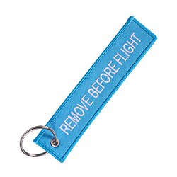 Tag Bagagli Trave Accessori con Rimuovere Prima Del Volo Del Ricamo Portachiavi Key Tag Regalo Speciale per Gli Amanti di Aeronautica: 7