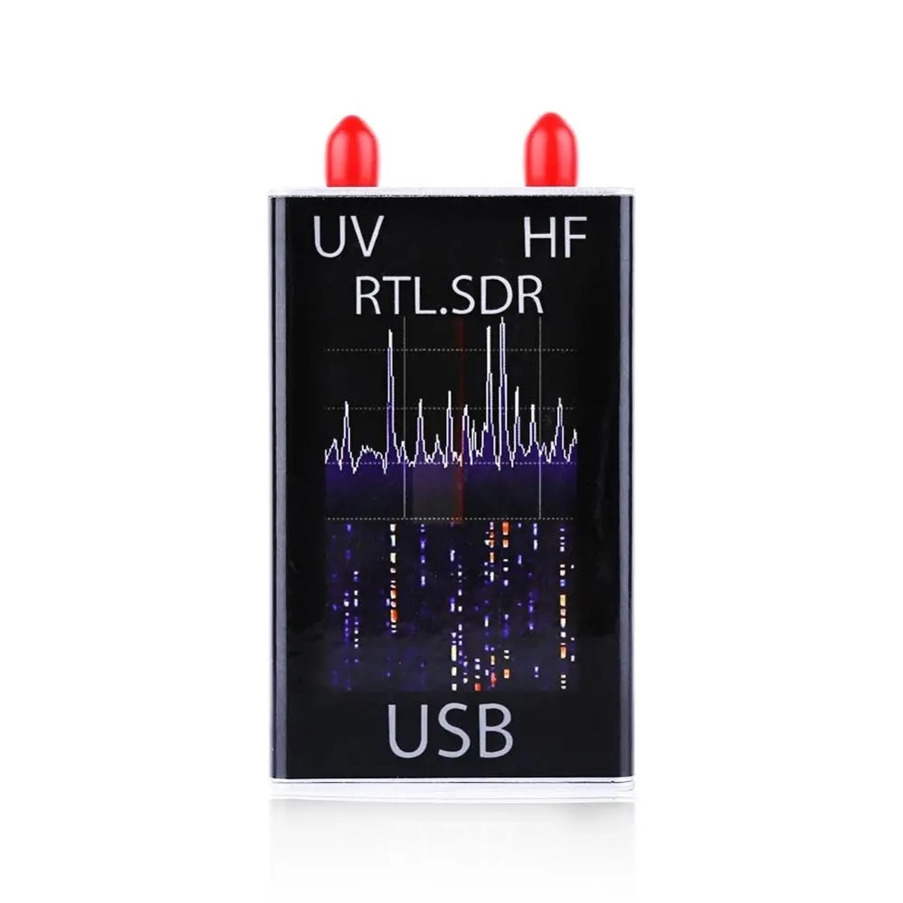 Ham Radio Receiver 100KHz-1.7GHz Full Band UV RTL-SDR USB Tuner Receiver