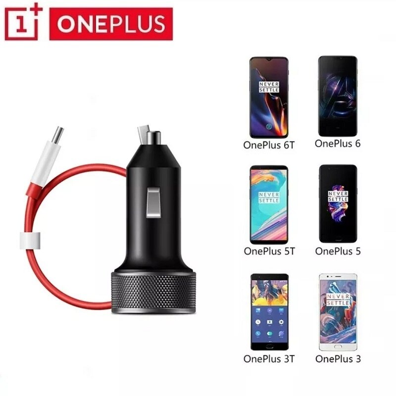 Original oneplus 6T Dash Charging Car Charger with 1m 1.5m Dash type-c Cable fast Quick charge For Oneplus 7 6T 6 5 3t 3