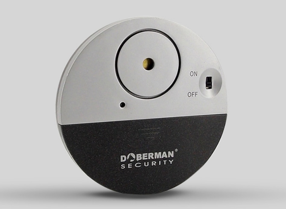 DOBERMAN SECURITY SE-0106 Entry Defender With Chime Home Electronic Wireless Vibration Sensor Home Security Alarm Door Window