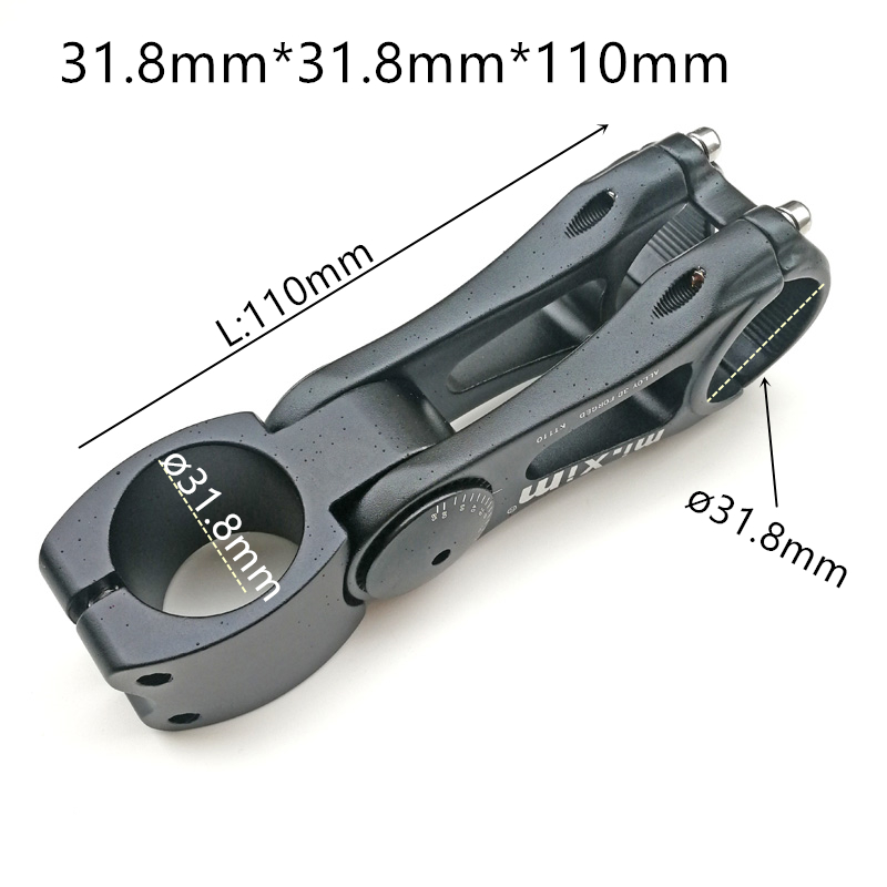 MTB Droga wspornik rowerowy pion regulowany mostek kierownicy roweru fiting macierzystych 28.6 widelec rozszerzenie macierzystych 31.8*110mm 90mm wioślarz miejski część: 31.8-110mm