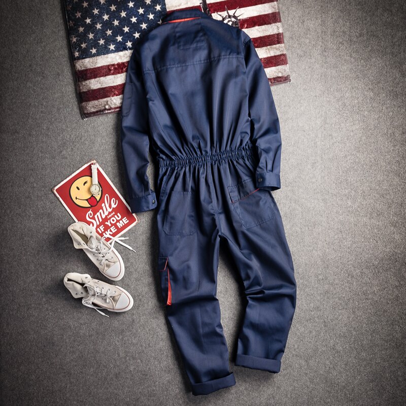 thumbnail image 2 of Long Sleeve Boilersuit Overalls Safety Coverall Working Coverall 2 of 14