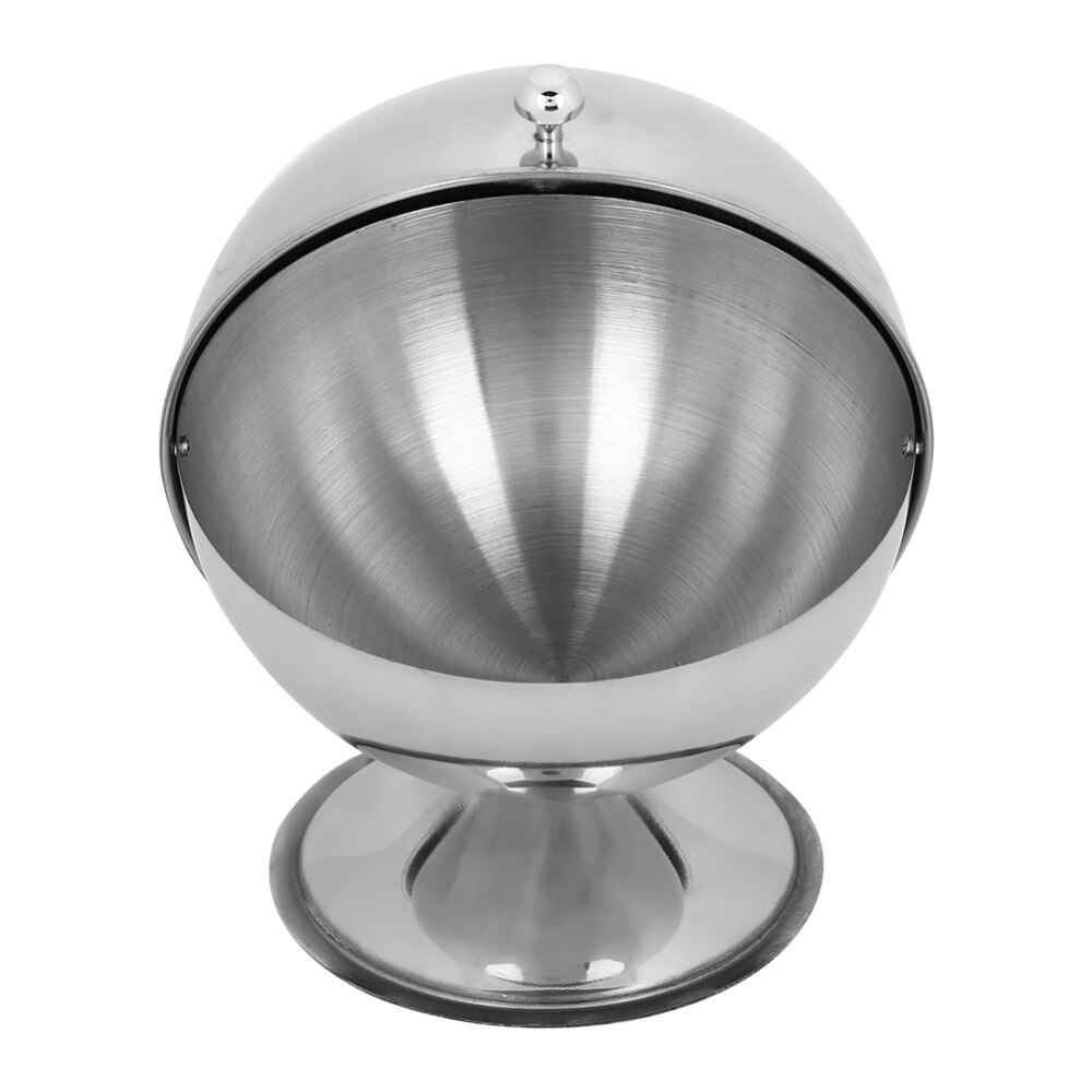 Botella de condimento esférica de acero inoxidable, recipiente de almacenamiento de especias para restaurante, cocina, recipiente, tarros de especias