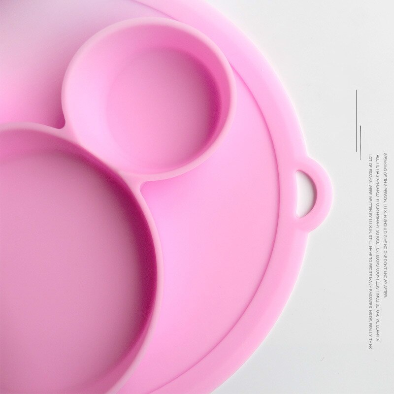 5 stuks/partij baby siliconen bordjes kinderkom borden babyvoeding siliconen kom baby silicagel borden kinder serviesgoed