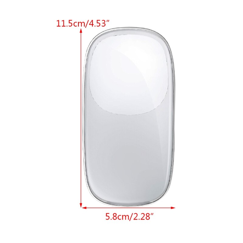 Magic Mouse Siliconen Beschermhoes Cover Transparante Anti-kras Muis Protector Compatibel Met Magic Mose 1 / 2