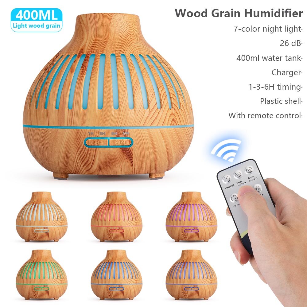 Electric Humidifier Essential Aroma Oil Diffuser U... – Grandado