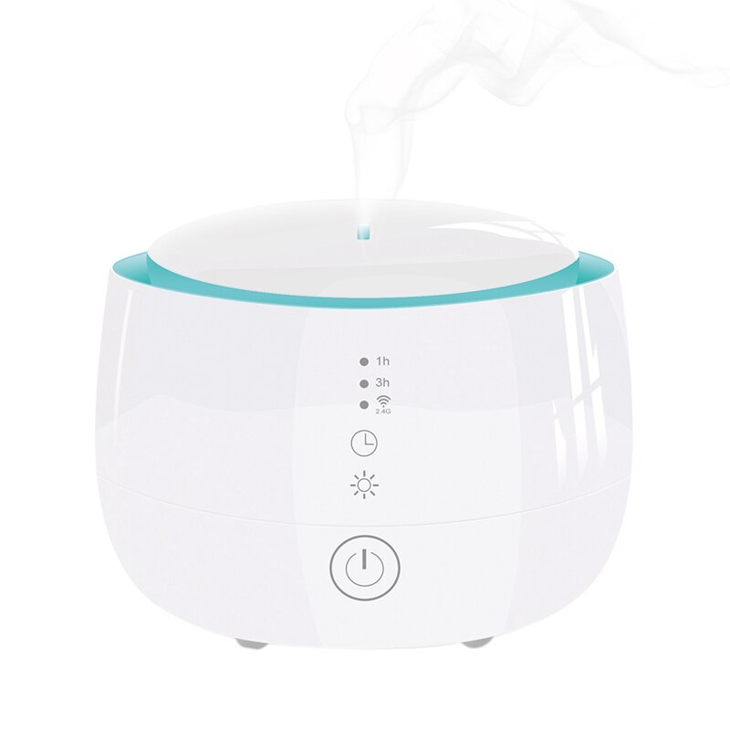 Humidificateur veilleuse Portable aromathérapie, humidificateur de bureau et de maison, contrôlable par application intelligente, prise ue: Default Title