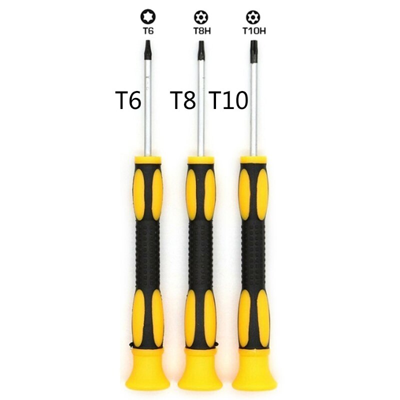 1 Set di utensili manuali fai-da-te T6 T8 T10 cacciavite riparazione installa e apri il Kit di strumenti per X box One 360 PS3 PS4 e Laptop, MacBook, Compu