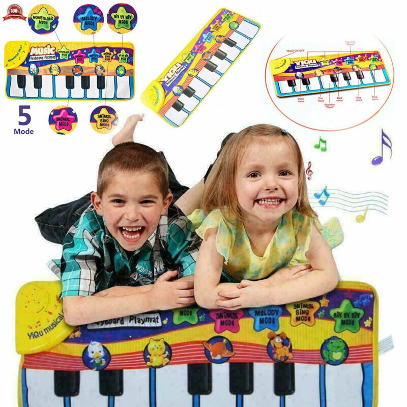 Icute gutt baby snillere musikalsk musikk piano lekematte utvikling pedagogisk myk leketøy