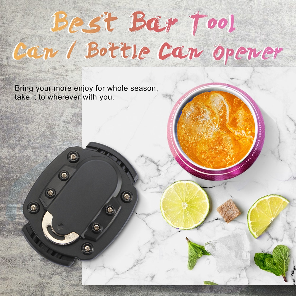 Multifunctional Can Opener Kitchen Opener Can Opener Go Swing Topless Beer Can Opener Beer Bottle Top Drafter