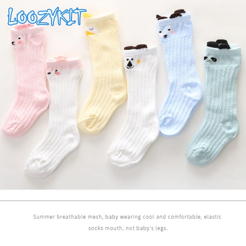 Zomer Babysokjes Mesh Lange Sockd Voor Baby Jongens Meisjes