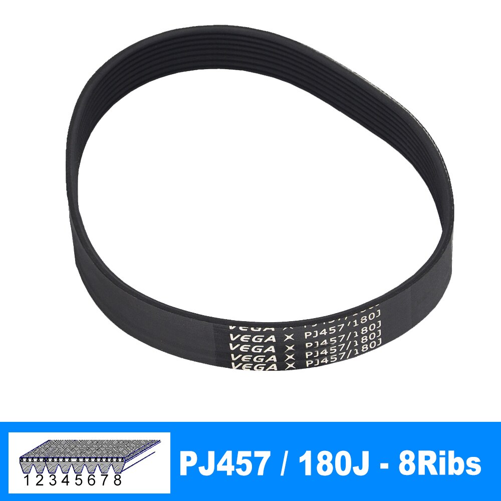 VEGA – ceinture en V PJ457 180J, 3/4/5/6/7/8/9/10, pour pièces de courroie de moteur DIYModel: 1Piece 8Ribs