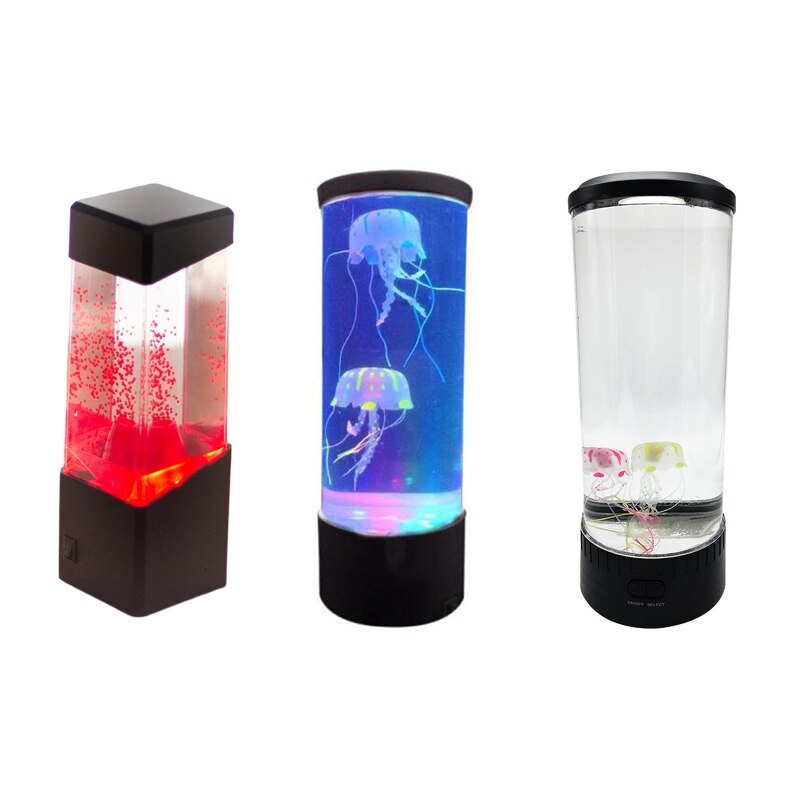 LED Color Changing Simulation Jellyfish Light USB Colorful Night Lamp