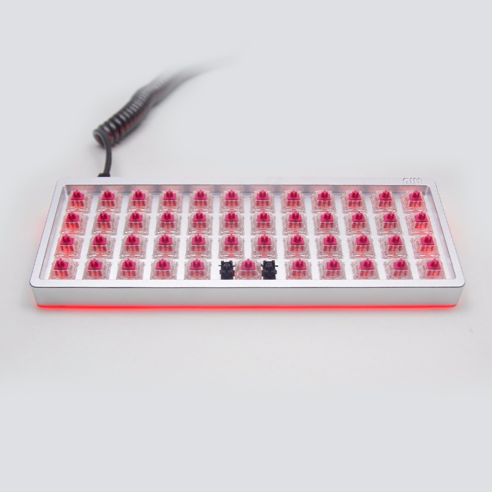 KBDfans NIU MINI 40% layout Custom mechanical keyboard PCB RGB underground QMK program