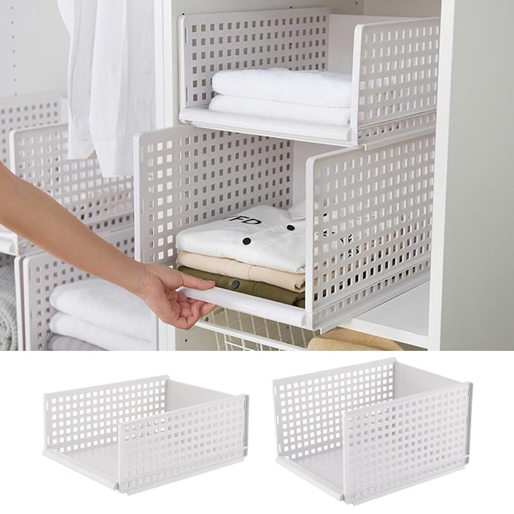 Multi Functional Storage Rack Layered Separator Wardrobe Interlayer Basket