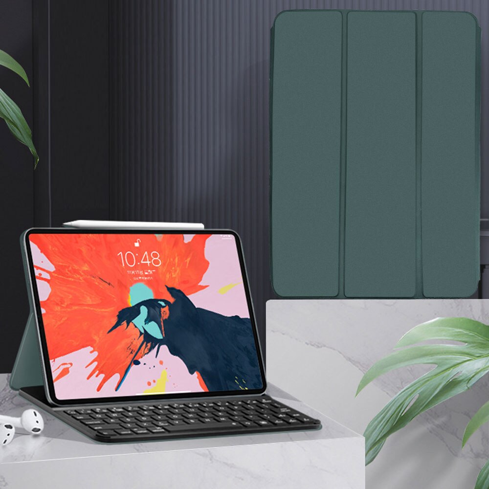 Magic Case with Keyboard For iPad Pro 11 For iPad Pro 11 inch Bluetooth Wireless Keyboard Magnetic iPad 12.9 Cover: Dark green Keyboard / 2020 Pro 11