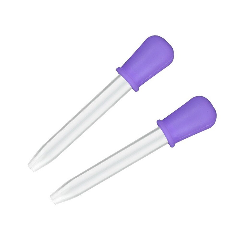 Pipette compte-gouttes en Silicone pour bébé, distributeur de médicaments pour enfant, Pipette de jus de Fruit liquide, ustensiles pour nourrissons, 5ml, 10 pièces