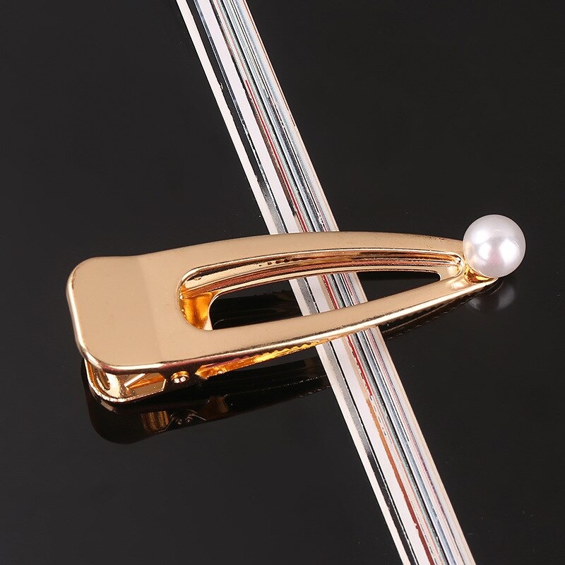 Geometrische Haarspangen, Haarspangen, Haarnadeln für Frauen und Mädchen, goldene Metall-Haarklammern, Haarschmuck, Kopfschmuck, Haarnadel, Kopfbedeckung: Champagner