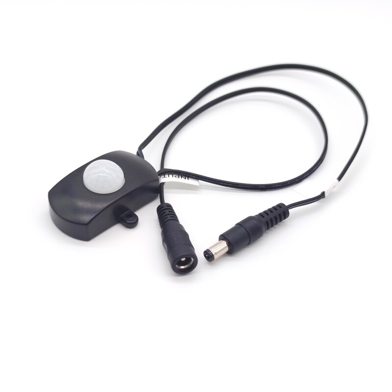 Motion Sensor Light Switch 12V PIR Sensor 12V 5V Movement Detector Timer Infrared Automatic Switch ON OFF Switch Light Outdoor