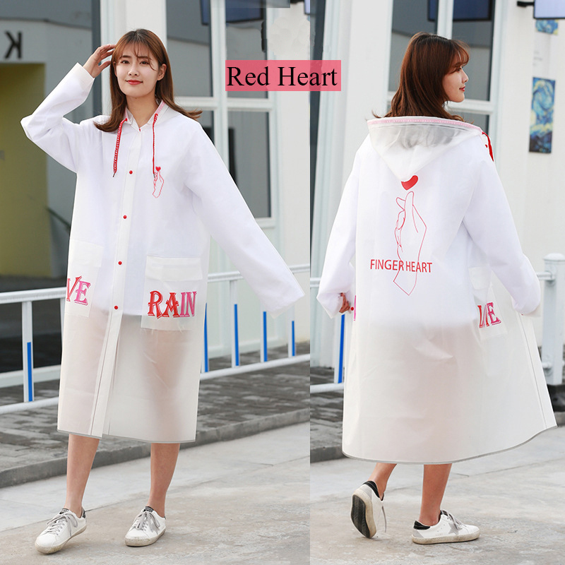 Reflect Light Raincoat Lovers Rainwear Raincoats Women Transparent Rain Coat Couple Rain Poncho Men Rainwear